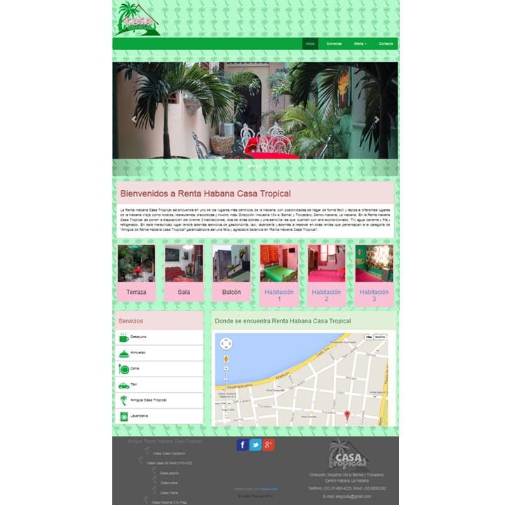 casa_tropical Desarrollo web en Cuba-Diseño Web en Cuba
