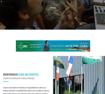 Sitio Web Cuba en Eventos