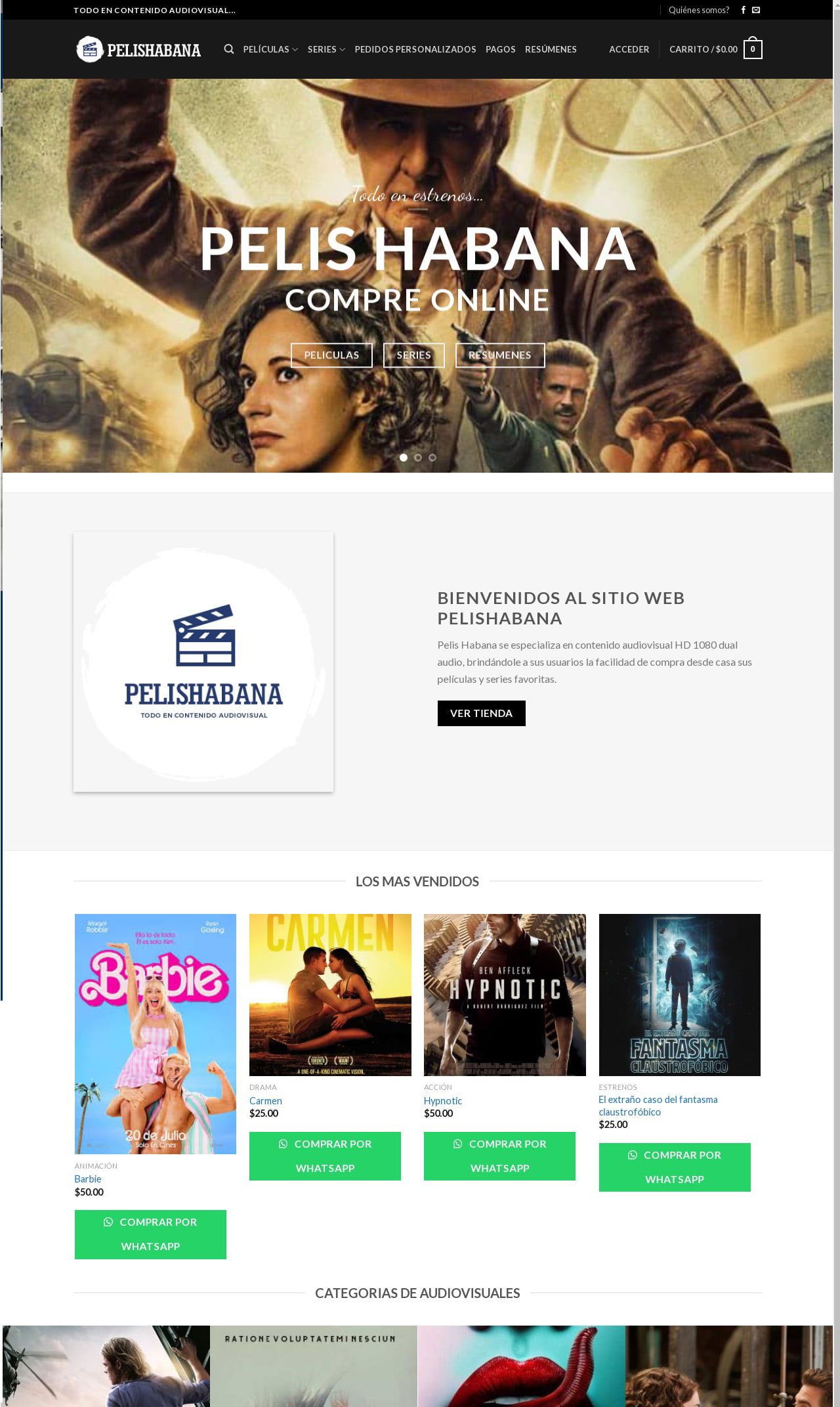 Pelishabana sitio web