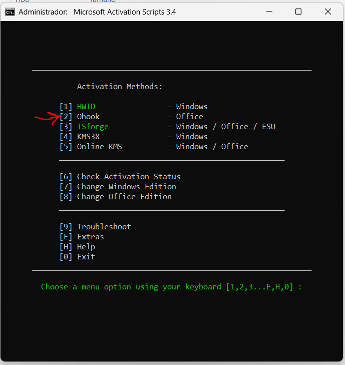 MAS4 Guía paso a paso de los scripts de activación de Microsoft (MAS)4