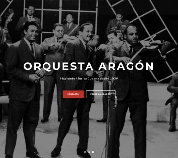 Sitio web Orquesta Argaon