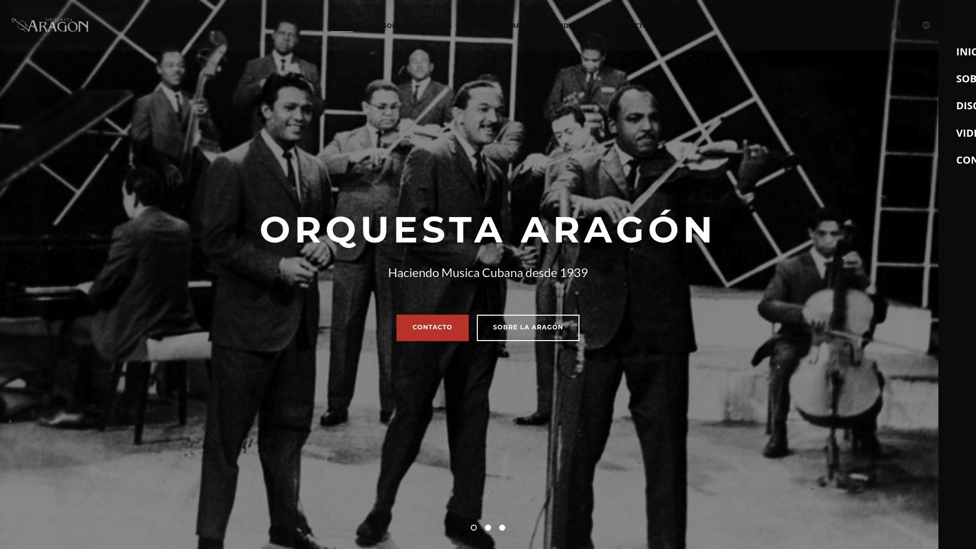 Sitio web Orquesta Argaon