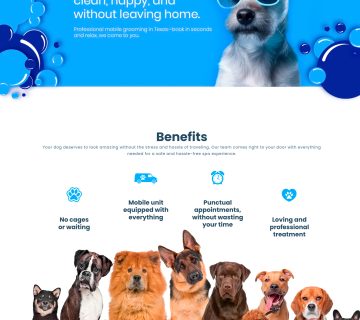 Sitio web DK Pet Grooming