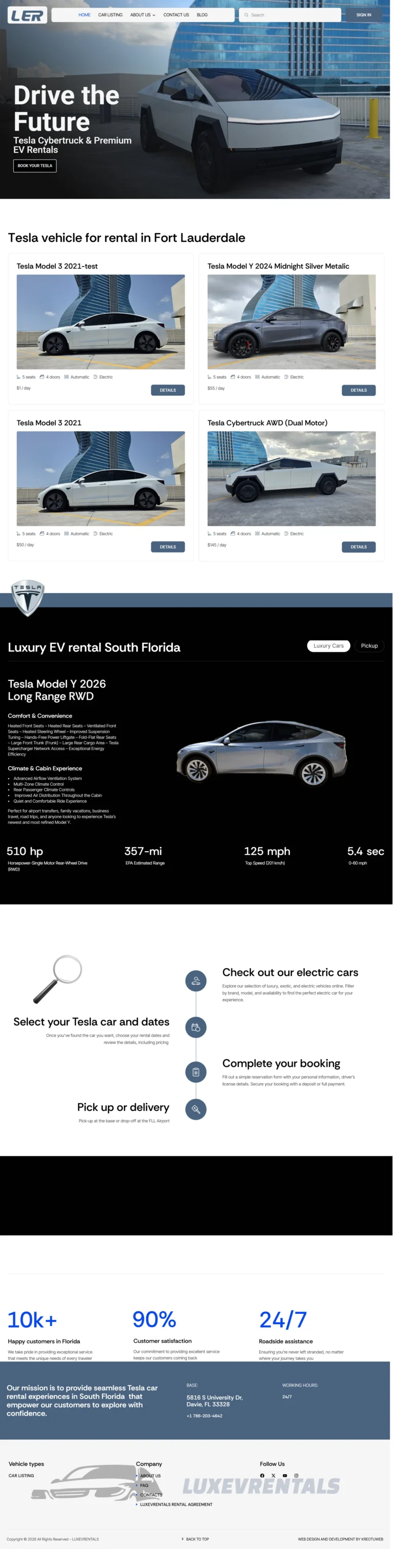 Sitio Web-luxevrentals.com